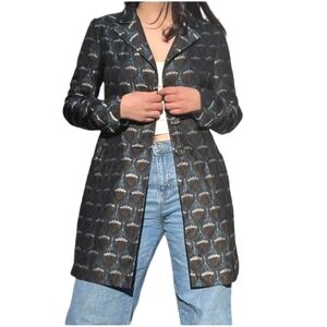 Nine West Stunning Silk Pea Coat. Medium